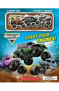Monster Jam: Start Your Engines! a Magnet Book -