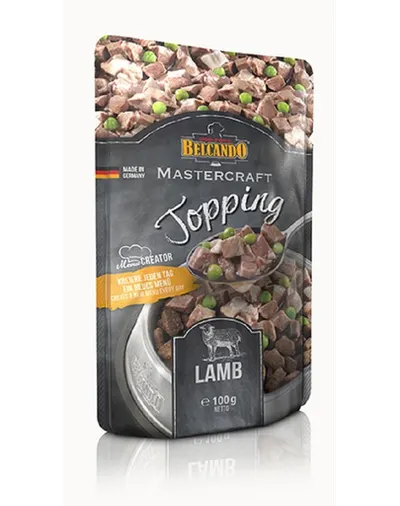 BELCANDO Mastercraft Topping miel si mazare 24x100 g plic hrana caini