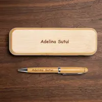 Set pix in cutie din lemn personalizata - nume