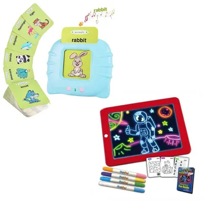 Joc educativ limba engleza + Tableta pentru desen