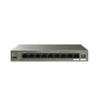 Switch PoE Gigabit cu 10 porturi Tenda TEG1110PF-8-102W, 8 porturi PoE, buget 92 W, 1x SFP, 20 Gbps, fara management