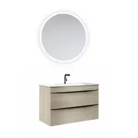 Set mobilier baie Orka Vento suspendat 3 piese Glasgow 80 cm