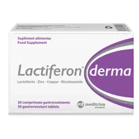 Lactiferon Derma, 30 comprimate gastrorezistente, Meditrina Pharmaceuticals