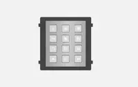Modul de extensie videointerfon cu tastatura Hikvision DS-KD- KP/S.permite formarea codului de apartament sau a codului de acces