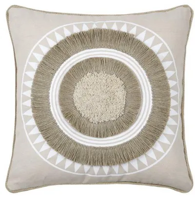Perna decorativă STOF – Mekong, 40 x 40 cm, Naturel