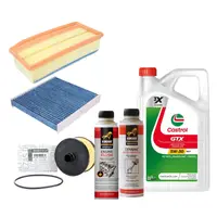 Pachet revizie PLUS Dacia 0.9 TCe - Ulei Castrol RN17 + Filtre + Aditivi curatare si protectie motor