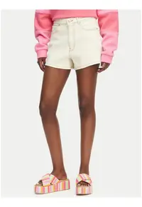 Pantaloni scurti bej - bumbac - Bej