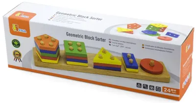 Set de joacă Viga - Figuri geometrice de sortare
