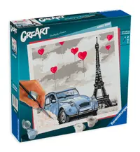 Set de pictură Ravensburger CreArt - Paris fabulos