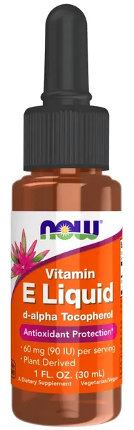 Vitamin E Liquid d-alpha Tocopherol, 30 ml, Now