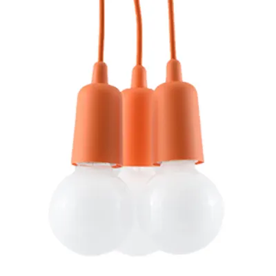 Lampa suspendata DIEGO 3 orange