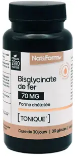 Fier bisglicinat, 30 capsule, Nat&Form