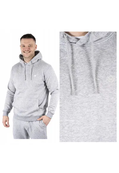 Hanorac barbati - Colin Hoodie - gri - bumbac