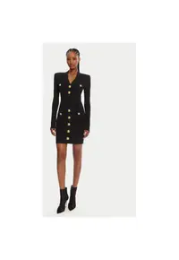 Rochie Dama - 305313836 - Viscoza - Poliester - Negru - Negru