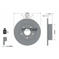 Disc frana TEXTAR 92144603