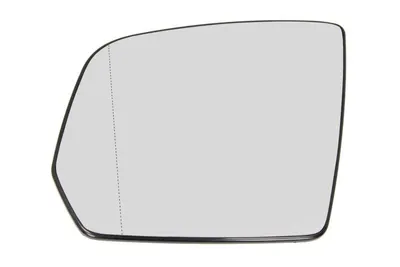 Sticla oglinda stanga potrivit MERCEDES GLK X204, GL-KLASA X164, Clasa M ML W164 2005-2012 - asferica, incalzita, crom