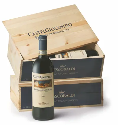 2*Vin Rosu CastelGiocondo Brunello Di Montalcino Frescobaldi DOCG 0.75L + Cutie