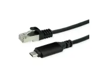Cablu de retea USB type C la RJ45 LAN Gigabit 1.5m, Roline 12.02.1166