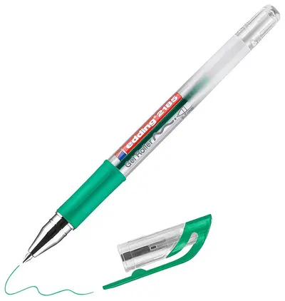 Stilou rola cu gel Edding 2185 - verde