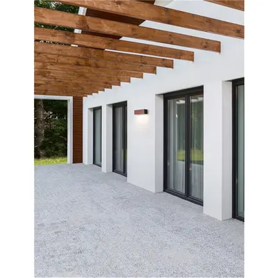 Aplica BROWN Nisipiu Negru Aluminiu turnat Aluminiu & Sticla clara LED 2W 3.700V 82Lm 3000K IP65 Solar Deschis cu Senzor