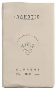 Scutece pentru bebeluși Agnotis - Supreme, Nr. 2, 4-8 kg, 42 bucăți