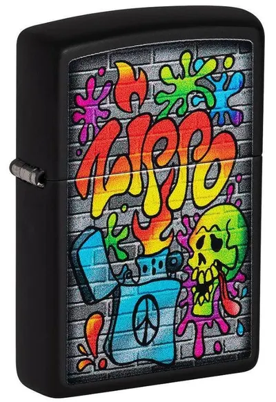 Brichetă Zippo - Street Art Design