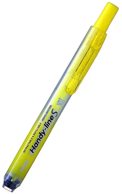 Textmarker automat Pentel - SXS15, galben