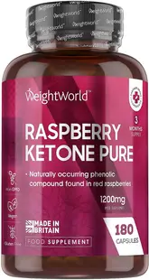 Raspberry Ketone Pure, 1200 mg, 180 capsule, Weight World