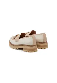 Mocasini dama SA10144G1MTO112A - Textil - Ecru
