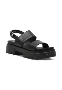 Sandale dama - 518846 - Piele ecologica - Negru