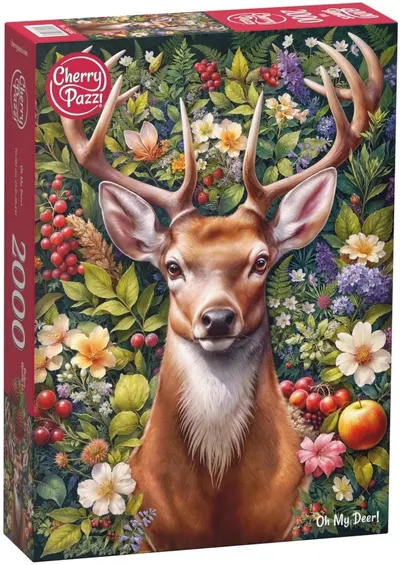 Puzzle Cherry Pazzi din 2000 piese - O, căprioară!