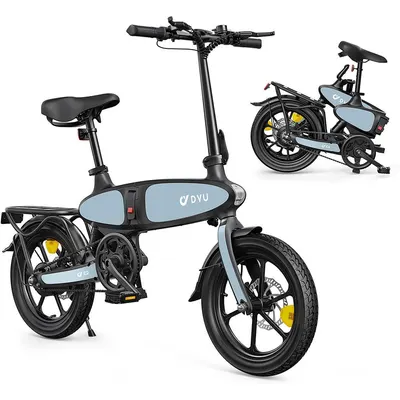 Bicicletă electrică DYU C2 16 inch 250W 48V 7.5Ah baterie