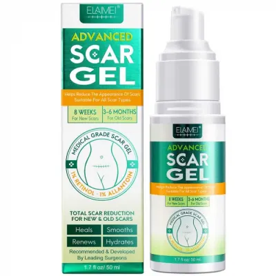 Gel pentru Repararea cicatricilor, Formula Avansata cu Retinol, Alantoina si Vitamina E, Elaimei, 50 ml