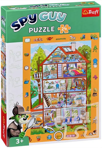 Puzzle Trefl din 24 de piese - Spy Guy, Acasă