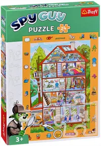 Puzzle Trefl din 24 de piese - Spy Guy, Acasă