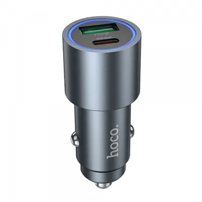 Incarcator Auto HOCO Z60, 48W, 3A, 1 x USB-A - 1 x USB-C, Negru