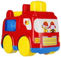 Jucărie pentru bebeluși Bam Bam - Mașină de pompieri