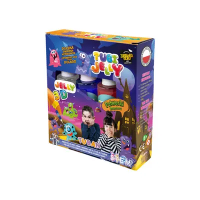 SET TUBI JELLY (gel modelator) cu 3 culori , MONSTRI