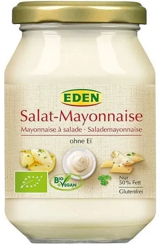 Maioneză bio fără ouă, 250 g, Eden