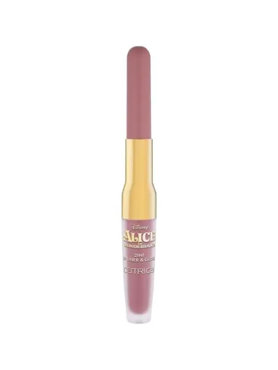 Creion si gloss de buze 2in1 Disney Alice in Wonderland C01 How Curious, 1.77g, Catrice