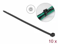 Set 10 buc bride rezistente la UV - L 1220 x W 9.0 mm negre, Delock 19564