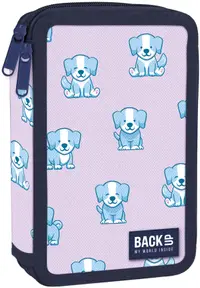 Neceser cu accesorii BackUp DW - Puppy, 2 fermoare