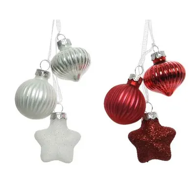 Globuri decorative - Red and White Mixt - mai multe culori