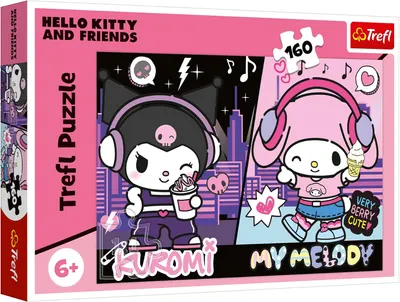 Puzzle Trefl de 160 de piese - Regulile lui Kuromi