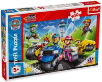 Puzzle Trefl din 100 de piese - Aventurile lui Paw Patrol