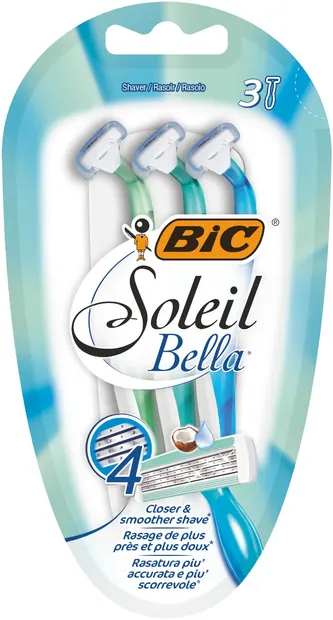 Pachet Aparat de ras Soleil Bella, 3 bucati, BIC