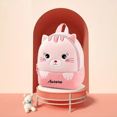 Ghiozdan personalizat Pisicuta 3D