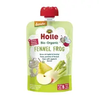 Set 2 x Piure de Pere cu Mere si Fenicul Eco, Fennel Frog, Holle Baby, 100 g