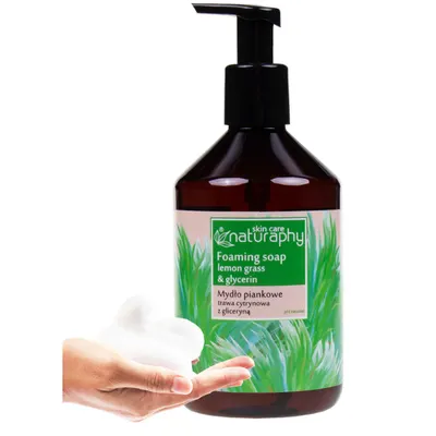 Sapun-spuma Lemongrass si Glicerina Naturaphy, Blux | 500 ml