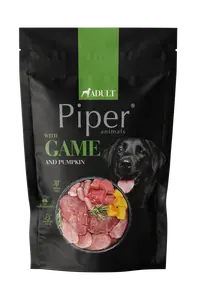 Hrana umeda pentru caini Piper Adult, Vanat si Dovleac, 500 g